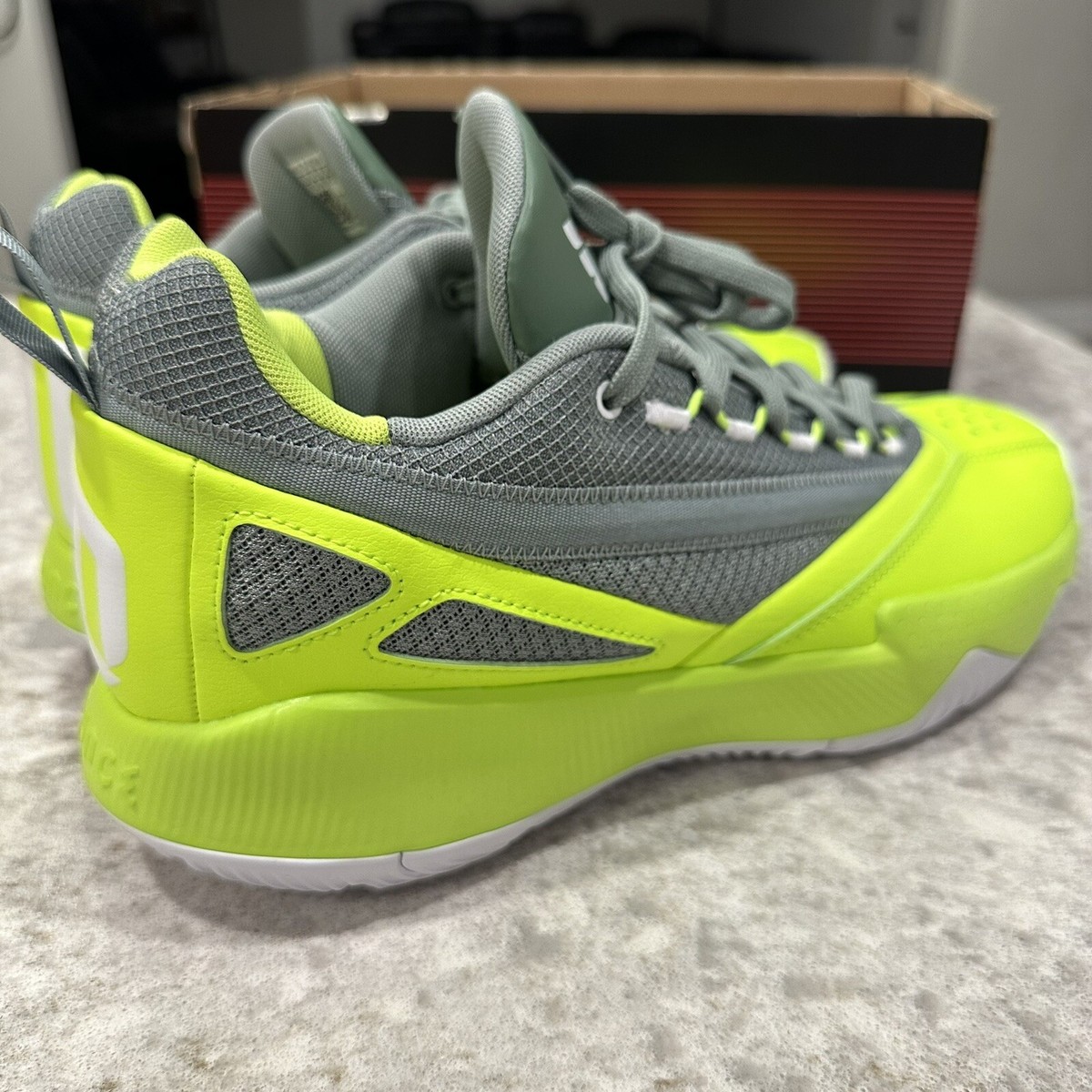 Size 10.5 - adidas Dame Certified 2.0 Lucid Lemon Lime Green  display picture 2