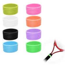 Anillos de silicona para el agarre de raquetas de tenis, bandas para el mango.