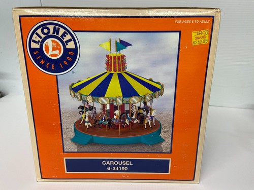 Paseo en carrusel parque de atracciones Lionel Trains 6-34190 probado ¡COMO NUEVO! | Condition: New