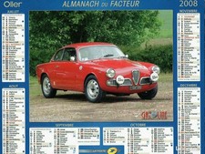 Calendriers des Postes ou almanach des PTT 2008-2007-2010-2003-2012