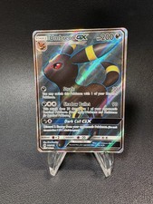 Carta Pokemon Holo Umbreon GX 142/149 Base Sole e Luna Full Art Ultra Rara