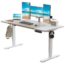 63"x30" Electric Standing Computer Desk-Height Adjustable Sit/Stand-Home Office