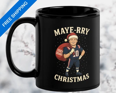 RIDICULOUS AWESOME DESIGNS Drake Maye Mug New England Coffee Mug Christmas Mug Patriots Fan Gift XMAS