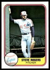 Steve Rogers 1981 Fleer #143 Montreal Expos MLB READ FREE SHIPPING AutographDen