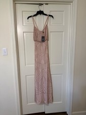 bridesmaid dress, long, beaded and absolutely stunning