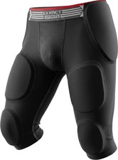 Exxact Sports Battle 7 Pad Adult Football Girdle For Men With Cup Pocket Exxact Sports Battle 7 Pad Adult Football Girdle For Men With Cup Pocket