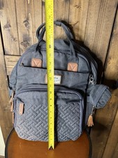Ruvalino Backpack Diaper Bag - Dark Grey No Changing Pad