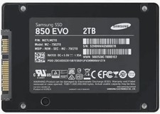 Samsung SSD MZ-75E2T0 850 Evo 2TB 2.5 SSD 90%+ Wear Life (Lot of 10)