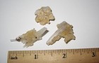 3 SMALL RARE NATURAL 0.75"-1.4" SCOLECITE & GOLDEN CALCITE CRYSTAL CLUSTERS 8.5g — photo 4