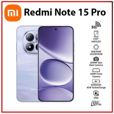 Xiaomi Redmi Note 15 Pro 8GB 256GB PURPLE Dual SIM Unlocked Android Cell Phone