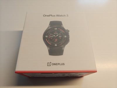 OnePlus Watch 3 Obsidian/Titan Schwarz 46 mm Smartwatch NEU & OVP
