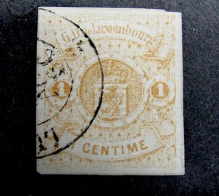 nystamps Luxembourg Stamp # 4 Used $450 Y22y2390