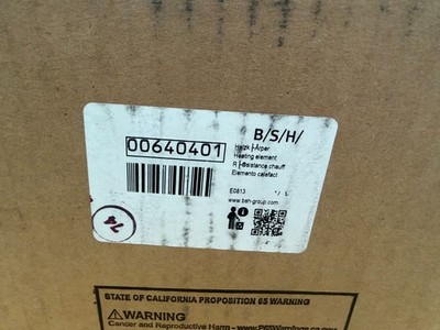 Thermador Range Oven Convection Element 00640401 OEM Genuine Open Box