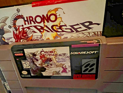 Chrono Trigger SNES Super Nintendo + Box + Anleitung + Karten *very rare*