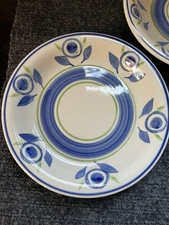 Blue Belle By Housewares International Salad Dessert Plates Set Of 2