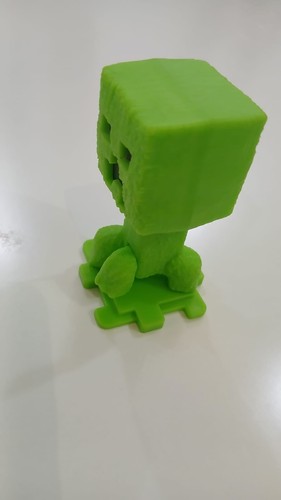 Minecraft Creeper Figure - Green Toy Collectible - Articulated Base - Kids Gift - Picture 3 of 3