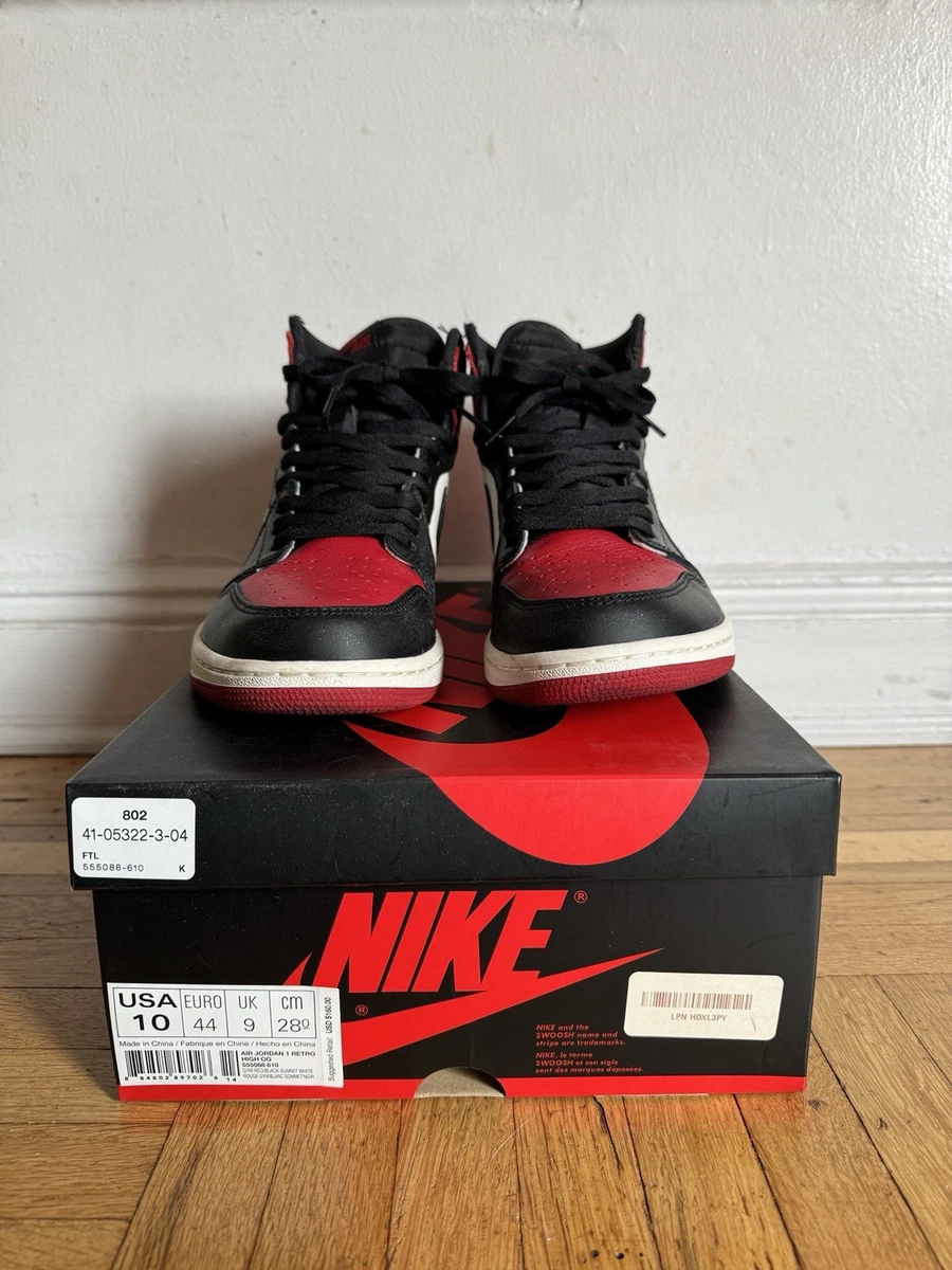 シューズ Air Jordan 1 Retro High OG \"Bred Toe\" Air Jordan 1 Retro High OG Bred Toe Sapatilhas Masculinas