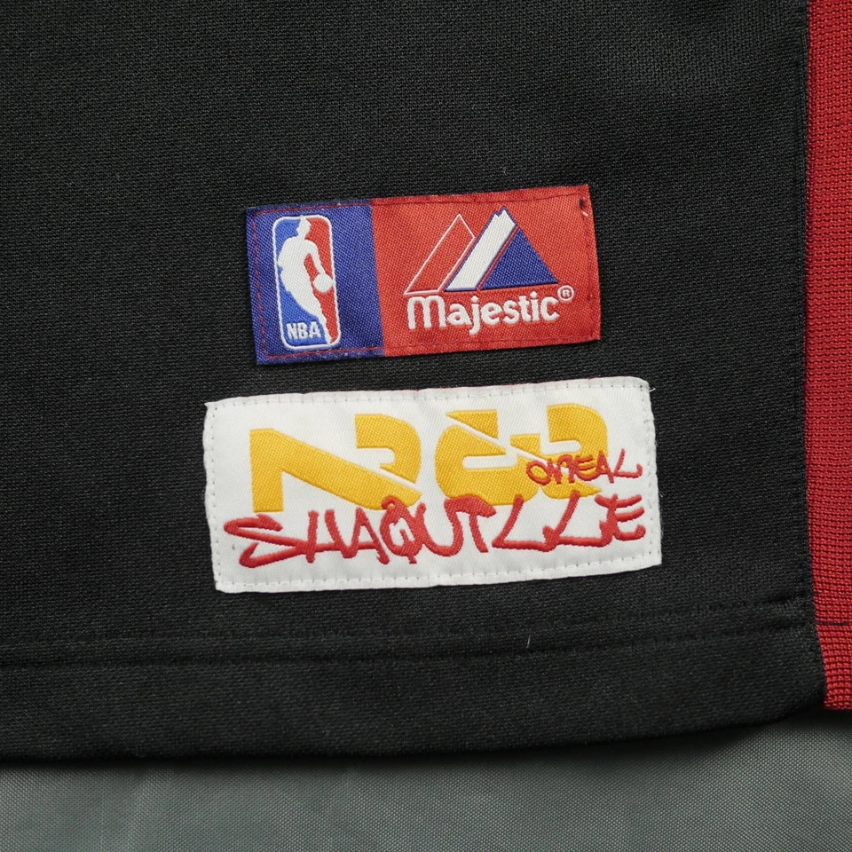 Miami Heat Basketball Jersey Youth Large Black NBA Shaquille O'Neal 32 Majestic - Image 4 of 4