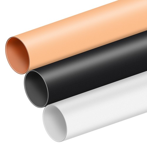 3pcs Studio Backdrop Photography Backdrop Matte PVC Background Paper