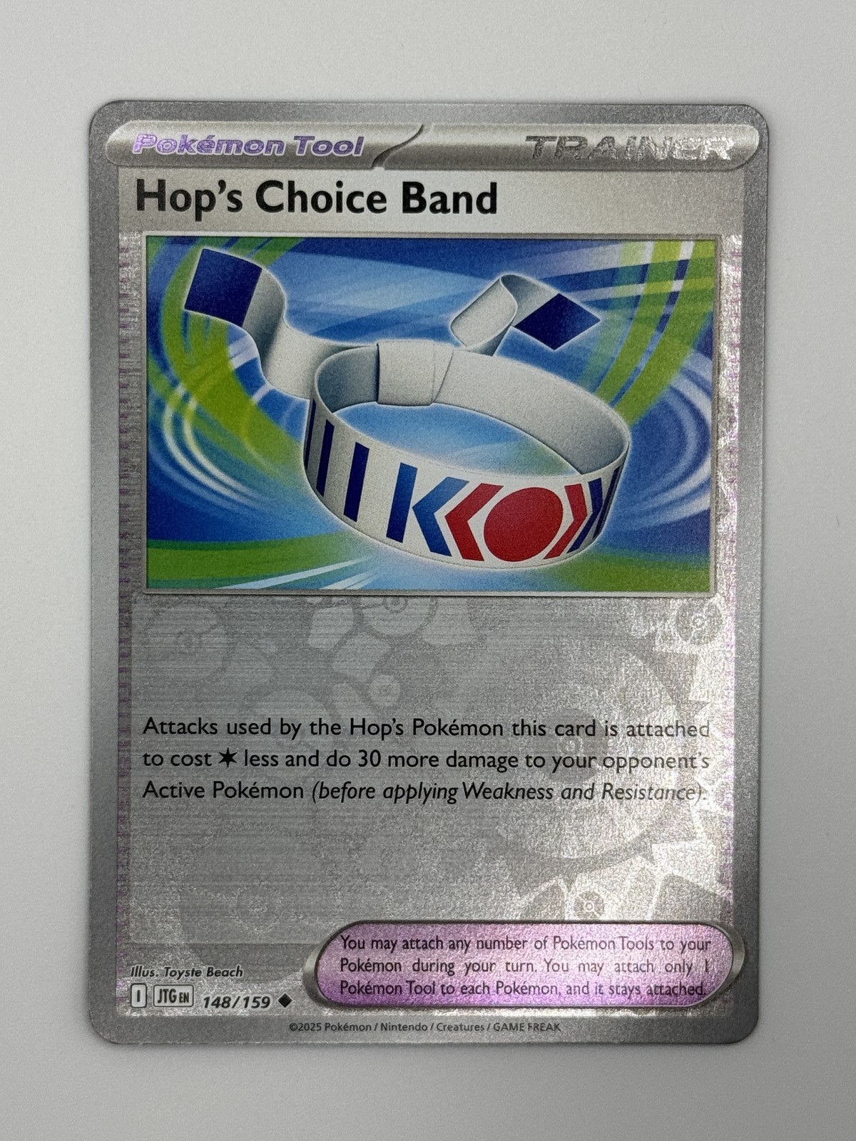 Pokemon - Hop's Choice Band - 148/159 Uncommon SV09: Journey Together NM