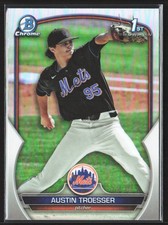 2023 Bowman Draft #BDC-176 Austin Troesser Chrome Refractor