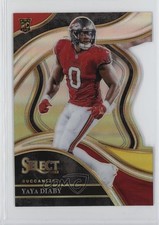 2023 Panini Select Club Level Red & Yellow Prizm Die-Cut YaYa Diaby #204 1j01