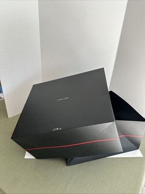 Giant TUMI Empty Cardboard Gift Box 18.74  X 15.75  X 9  And Gift Bag w/Tissue