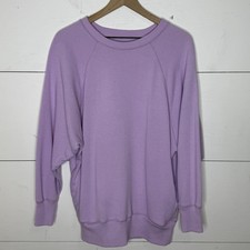 Aerie Lavender Pocket Knit Sweatshirt Size XS