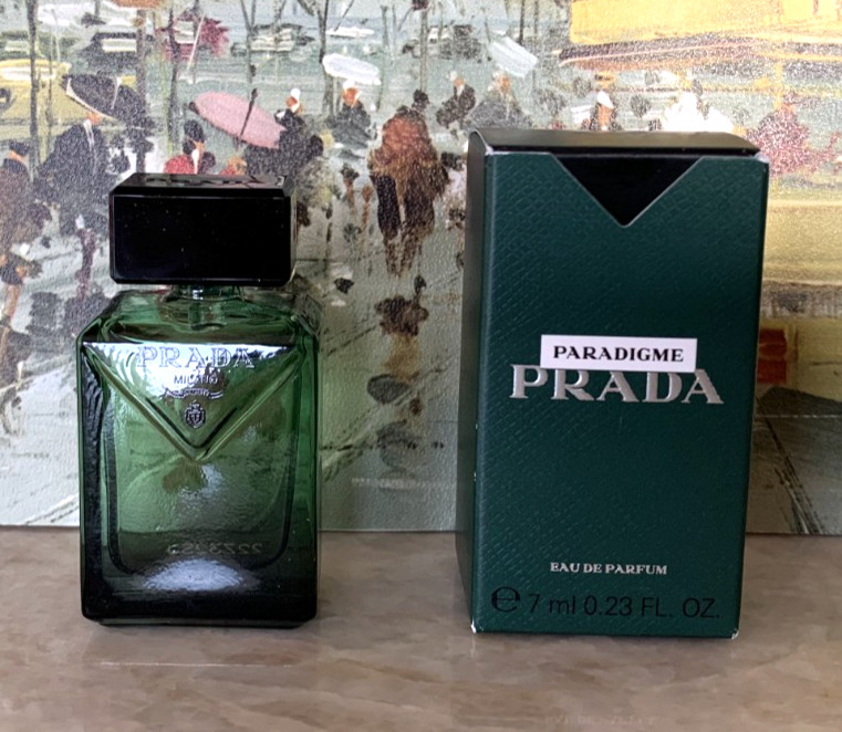 Prada Paradigme 0.23 fl. oz./ 7ml EDP Eau De Parfum Mini Splash For Men NEW