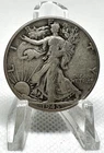 1945 Walking Liberty 50C Philadelphia Silver Half Dollar .900 Business