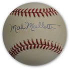 Mal Mallette Hand Signed Autographed MLB NL Baseball Brooklyn Dodgers w/ COA