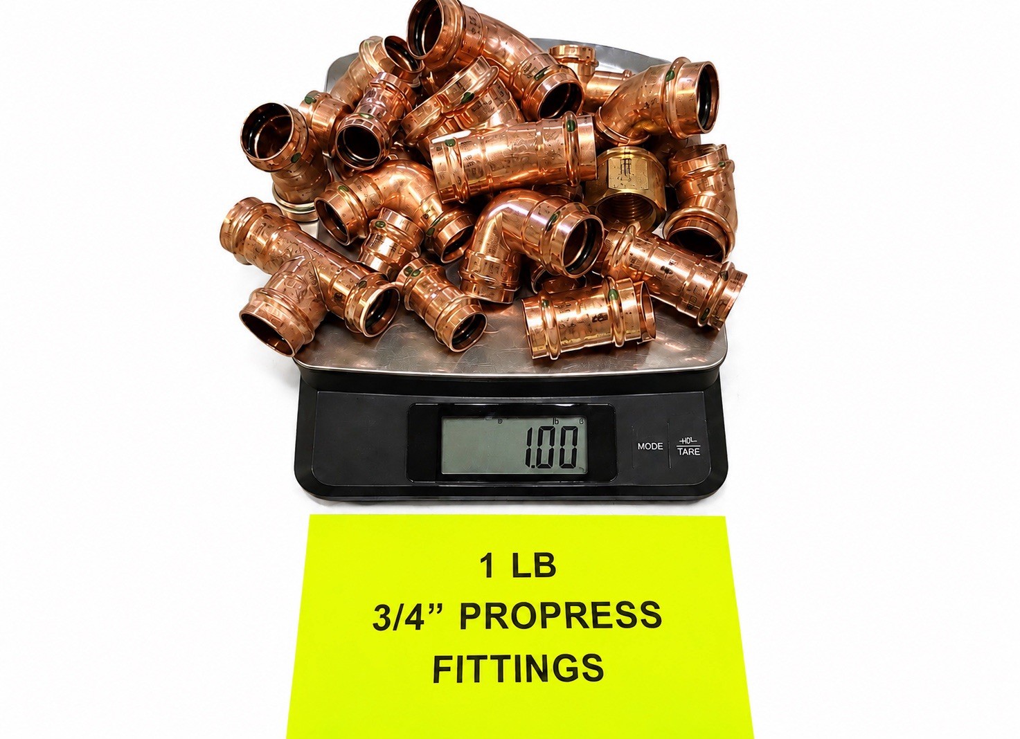 1 LB Lot 3/4" Copper ProPress Press Fittings Plumbing Elbows Couplings Tees