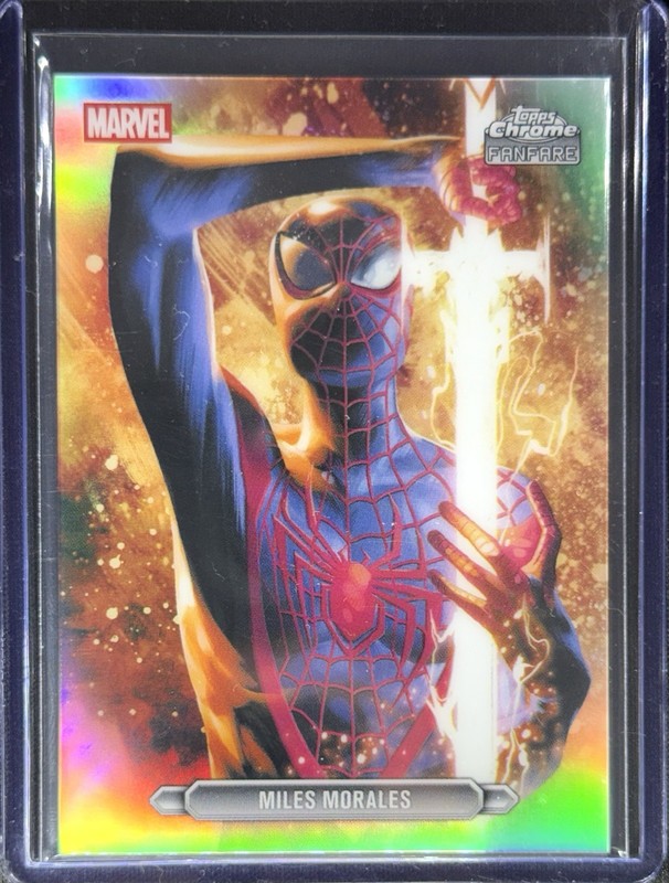 MILES MORALES • 2026 TOPPS CHROME MARVEL | FANFARE