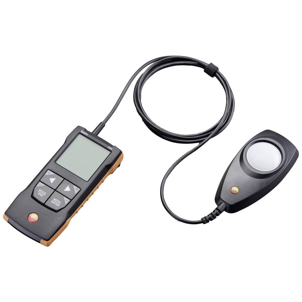 Luxmètre testo 545 haute précision 0-100000 lx avec capteur silicium stable