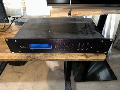 Fanfare FT-1A FM Tuner Black Analog Digital Stereo Presets RCA Balanced Outputs