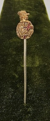 Antique Knights Templar Pilgrim Commadery No.9 Lowell MA 1915 Tie Stickpin