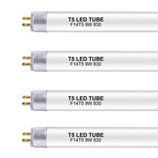 22 Inch F14T5/WW LED Bulbs, Warm White 3000K, T5 LED 9 Watt Replace Fluoresce...