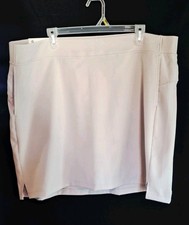 New 32 Degrees Cool Women's XX-Large Stretch Comfort Skort Light Gray NWT