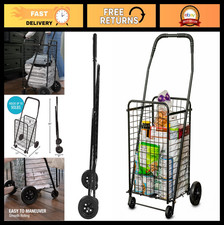 Utility Cart with Wheels for Shopping, Grocery, Laundry - Stair Climber, Foldabl