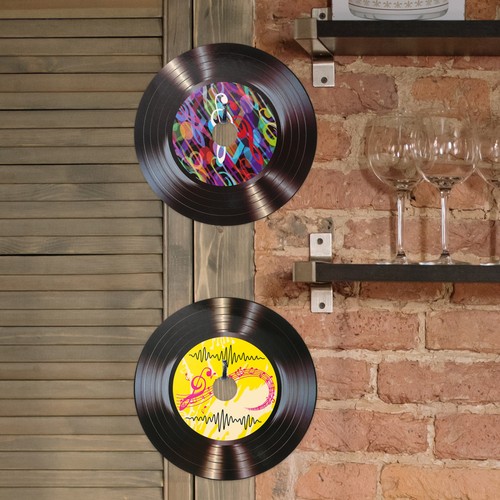 10 Pcs Vinyl Record Decoration Old Records for Wall Disc Decorations - Picture 7 of 12