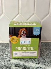 VetIQ Digestive Probiotic Dog Supplement for Health Powder Supplement 30 Packets