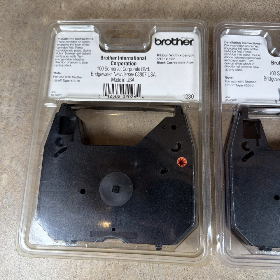 Brother 1230 Black Correctable 1030 Film Ribbon For Use #3010 SEALED NEW Lot 2 - Image 4 of 4