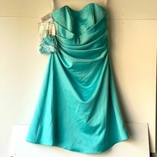 NWT  190 Women's Blue Formal Evening Wedding Bridal Party Prom Dress, Sz 10