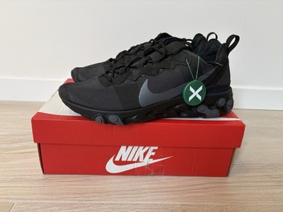 Schuhe Nike React Element 55 Triple Black Größe 43 EU