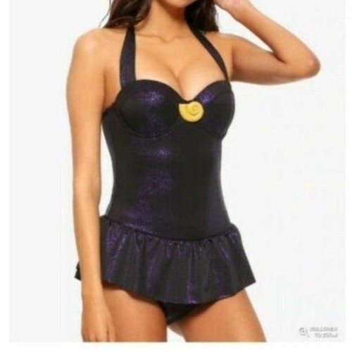 Hot Topic Girls' Purple Disney Villain Ursula One Piece Swimsuit NEW NWT - Picture 5 of 5