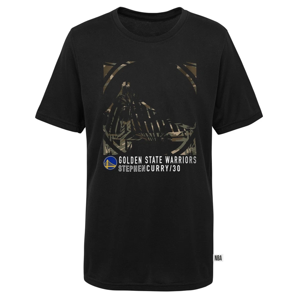 NBA T-Shirt Golden State Warriors Stephen Curry Graphic Camo Basketball Shirt - Bild 1 von 1