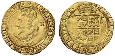 Charles I Double Crown, mm lis, coronation issue