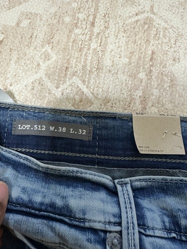 Lotto 2 Conici Uomo Levi' 541 e 512 Atletici Conici e Slim Taglia 38 X 32 Elasticizzati - Foto 8 di 18