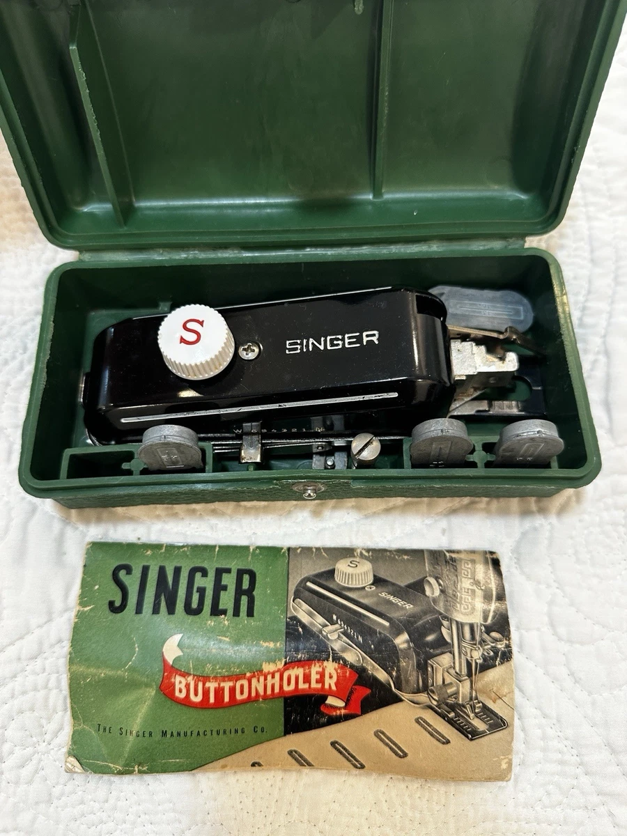 Singer Buttonholer 160506 With Manual Beautiful Condition 1940's