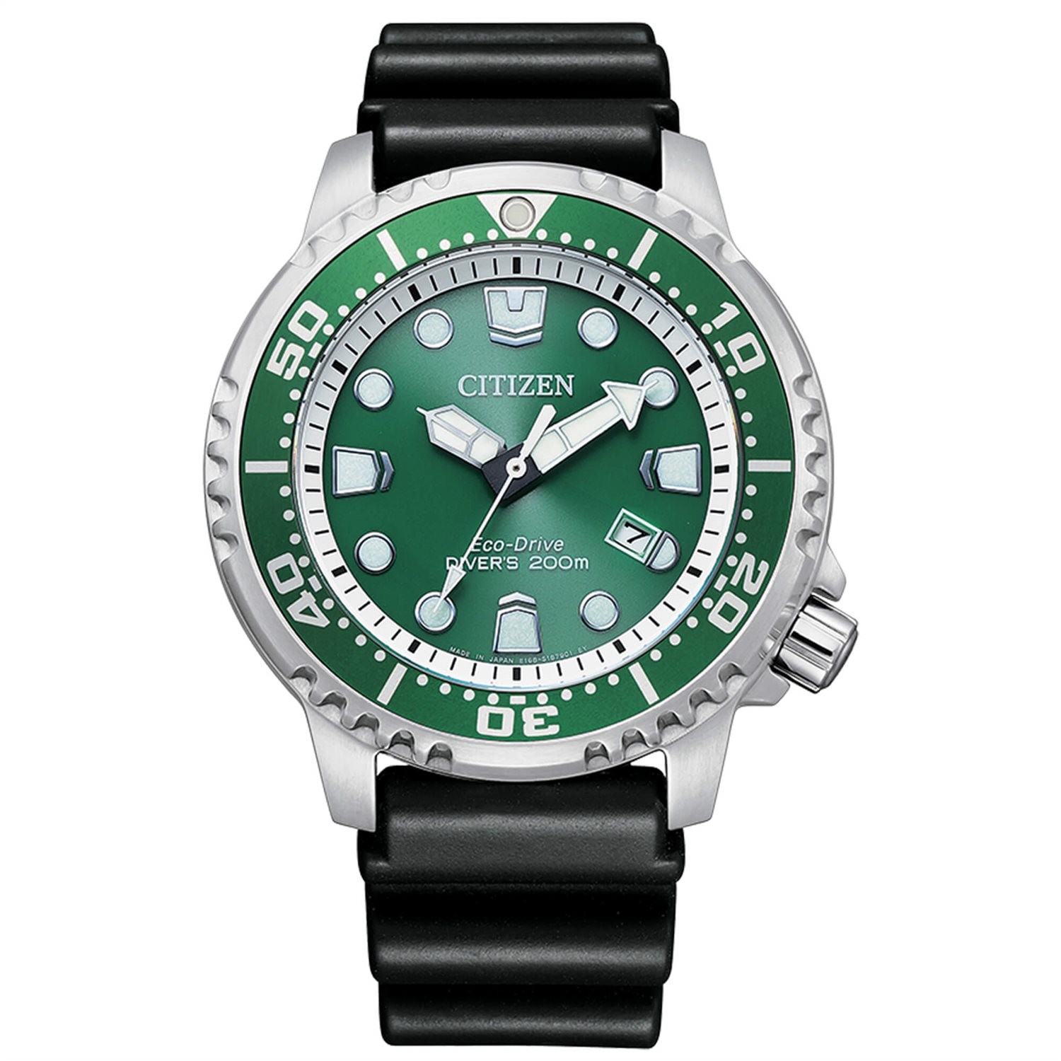 Orologio Citizen Uomo Divers 200Mt Eco Drive in Acciaio BN0158-18X